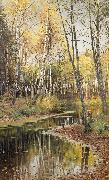 Autumn in the birchwood Peder Monsted